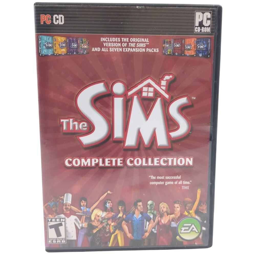 The Sims Complete Collection PC CD-ROM Video Game Maxis EA Expansion Packs